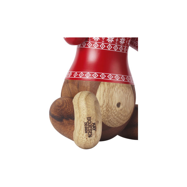 Monkey Christmas Jumper 2024 small teak/limba, Kay Bojesen Denmark