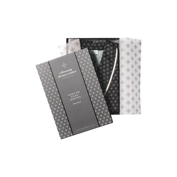 Amazing Dreams Wrap Me Silky Kimono, deep black Amazing Dreams Wrap Me Silky Kimono, deep black, Amazing Space