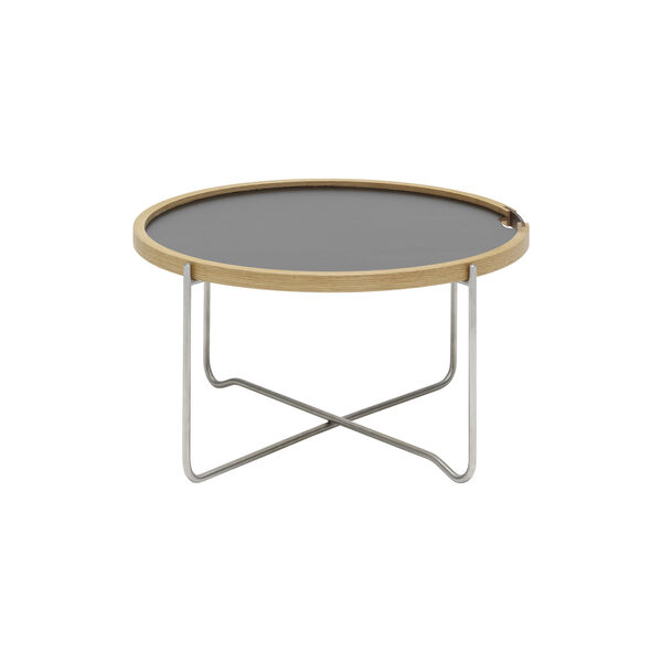 CH417 Tray Table, oiled oak/black/white, Carl Hansen & Søn