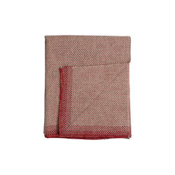 UNA Throw, light red, R&oslash;ros Tweed
