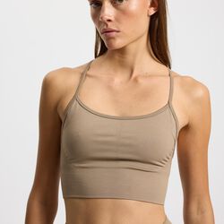 Hilde Seamless sports bra, mocha, Rethinkit