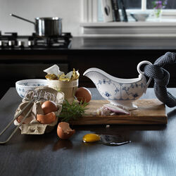 Blue Fluted Plain Sauce Jug 37 cl, Royal Copenhagen