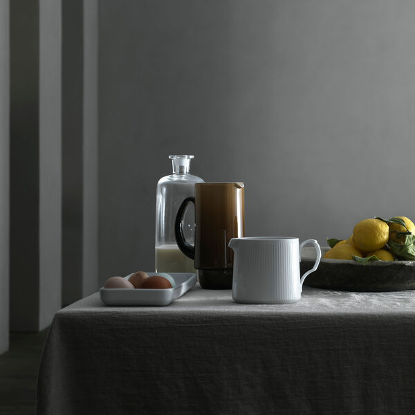 White Fluted Dish 36 cm, Royal Copenhagen