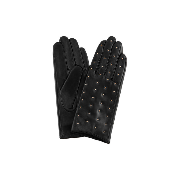Gloves with studs, 097 gold, Depeche