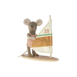Little Sister Surfer Beach Mouse, Maileg
