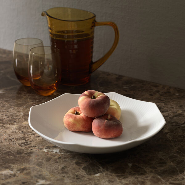 White Fluted Bowl, Royal Copenhagen