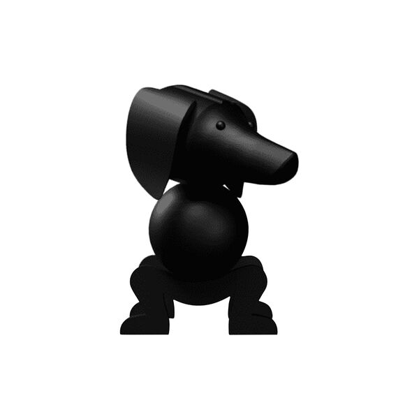 Dog Small, dark stained oak, Kay Bojesen Denmark