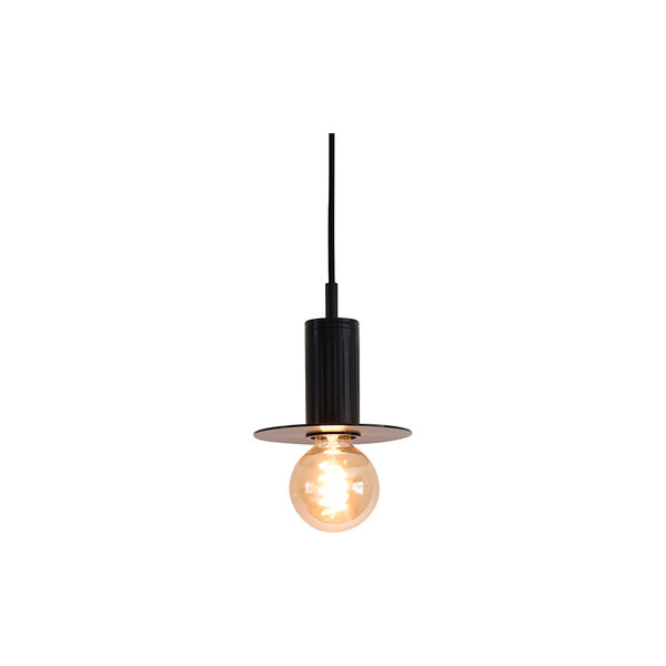 Luminar Pendant Disc Lamp, gunmetal black, Rama Lights