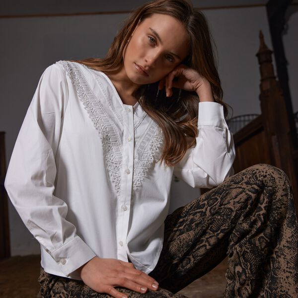 7266RDFPrylora shirt, white, RUE de FEMME
