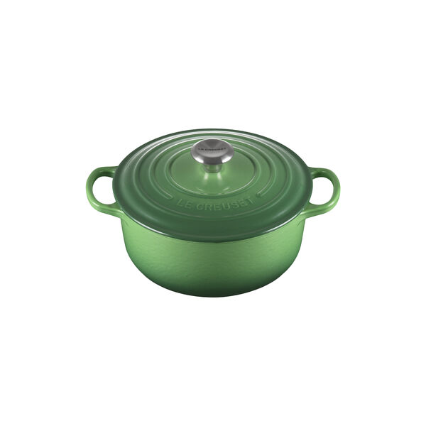 Signature round cast iron pot &Oslash; 20 cm, bamboo green, Le Creuset