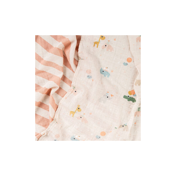 Celebration Burp Cloth 2-pack, powder, Done by Deer