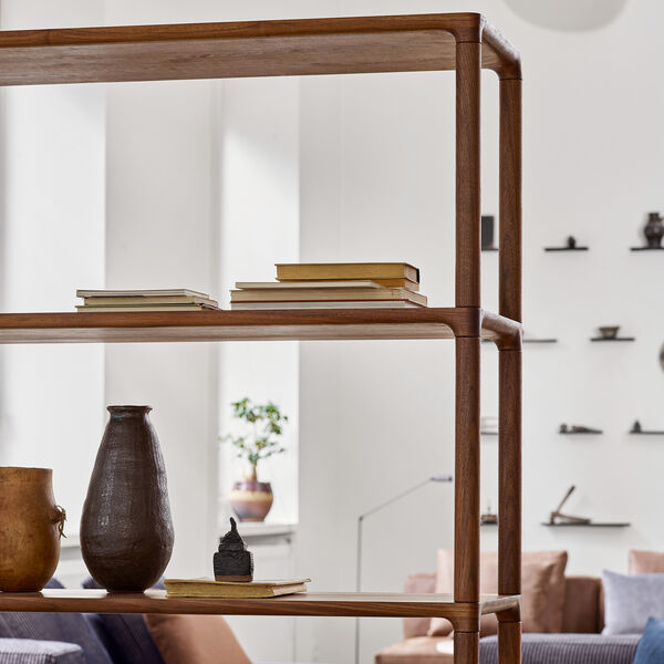 Root Tower Bookcase, oiled walnut, Eilersen