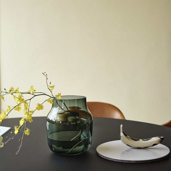 Silent Vase, dark green, Muuto