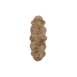 New Zealand Long Wool Sheepskin, taupe, NATURES Collection