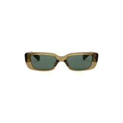 GRACE REVEAL sun glasses, bottle green/transparent, MESSYWEEKEND