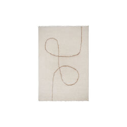 Astral Spiral Rug, camel, Linie Design