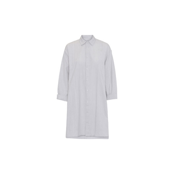 Lina Long Shirt, white/grey, CARE BY ME