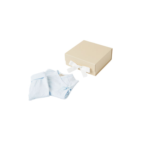 Gift Box Feet Bodysuit & Pants, light blue, MarMar Copenhagen