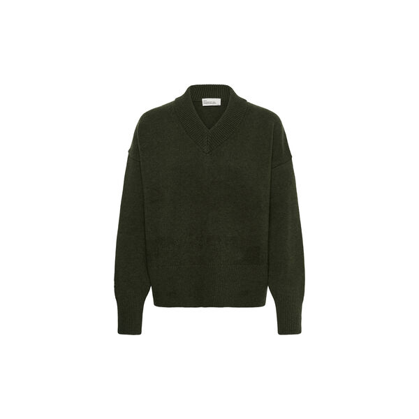 MWRome LW V-Neck Pullover | Olive Night | Pullover, My Essential Wardrobe