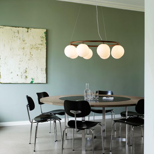 Miira 8 Circular Pendant,  dark bronze/opal Miira 8 Circular Pendant,  dark bronze/opal, Nuura