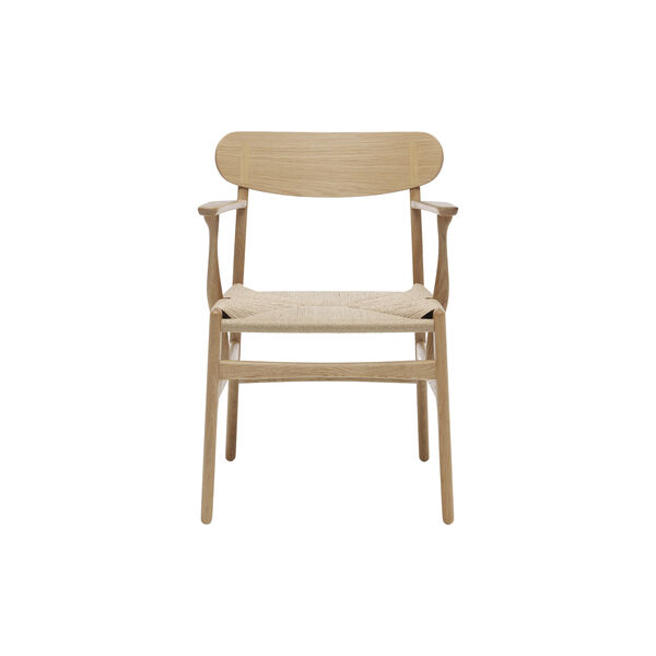 CH26 Dining Chair, white oiled oak/natural, Carl Hansen & Søn