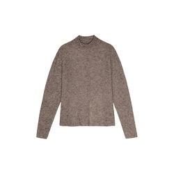 Ava Long Sleeve Blouse, hazelnut, CARE BY ME