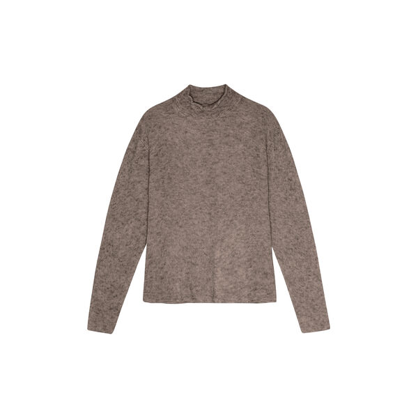 Ava Long Sleeve Blouse, hazelnut, CARE BY ME