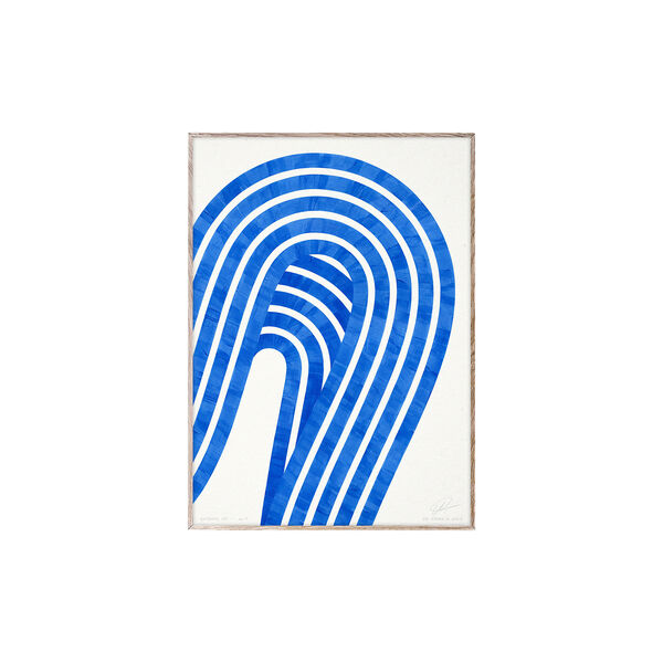 Entropy Blue 01 Poster, Paper Collective