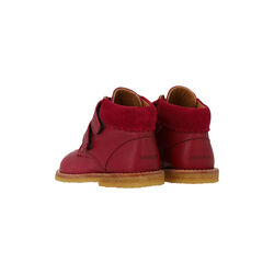 Spacious Beginner's Velcro Shoe, berry/rosebud, ANGULUS