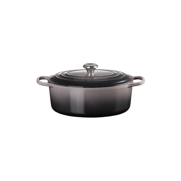 Signature Oval Casserole 6,3 L, flint, Le Creuset