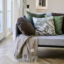 Taffy Cushion, brown, Compliments