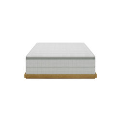 MUUN MK2 CONTINENTAL FULL SET &ndash; MATTRESS, TOPPER AND TALL WOOD FRAME, MUUN
