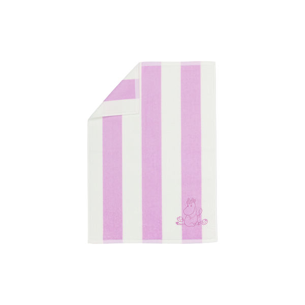 Moomin Mussels towel 50x70 cm, pink striped Moomin Mussels towel 50x70 cm, pink striped, Moomin Arabia