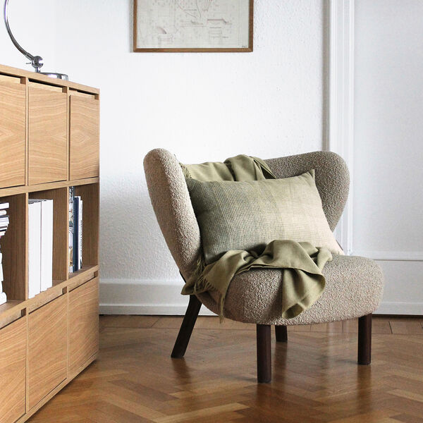 Horizon Cushion Cover, bottle green, ELVANG