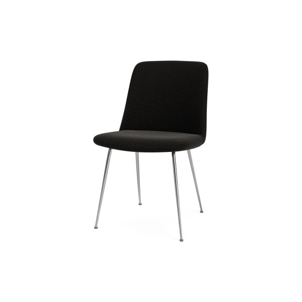 Rely HW8 Dining Chair, black/chrome, &Tradition