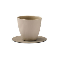 Nupo glass mat Circle, nomad grey, LIND DNA