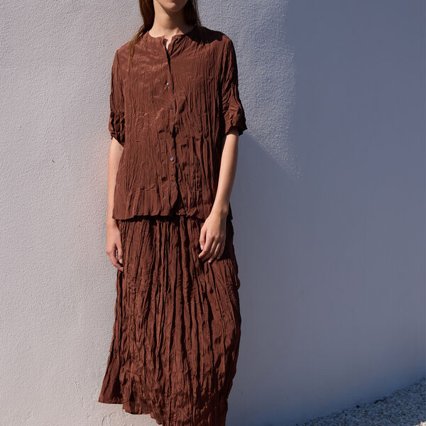 Sena skirt HM, deep brown Sena skirt HM, deep brown, Heartmade