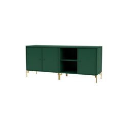 SAVE Lowboard with Brass Legs, 136 pine, Montana Furniture