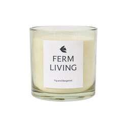 Vitto Scented Candle 3 wicks, light celedon, Ferm Living