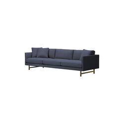 5523 Calmo 80 3-seater Sofa, dark blue/smoked oak, Fredericia Furniture