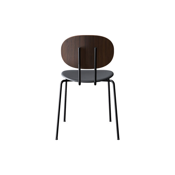PIET HEIN Chair, oiled walnut/Solid Black 509, Sibast Furniture