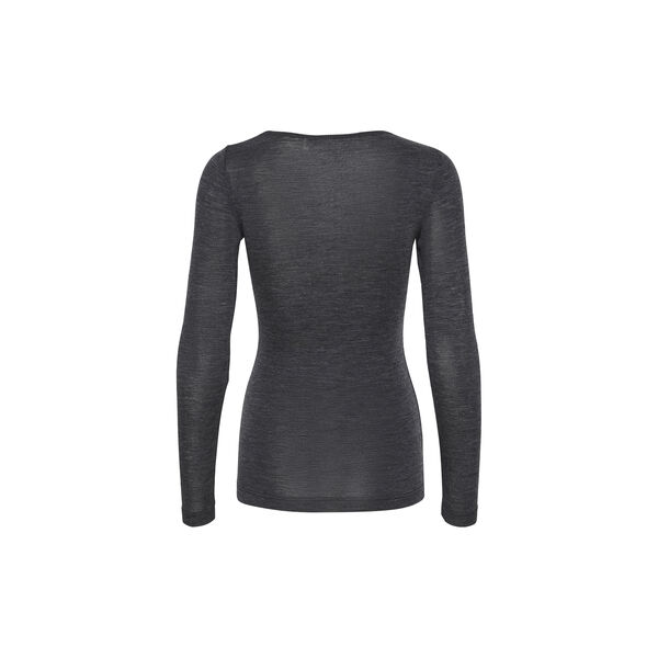 FangIW T-Shirt LS, granite melange FangIW T-Shirt LS, granite melange, InWear