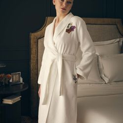 Fleurs Bathrobe, Yves Delorme
