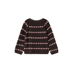 Torin Knitted Sweater, rose frosting hearts, MarMar Copenhagen