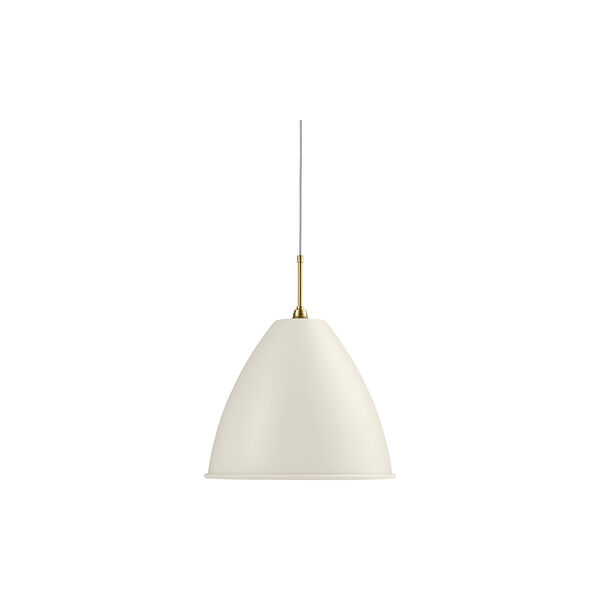 Bestlite BL9 Pendant, soft white semi matt/brass, GUBI