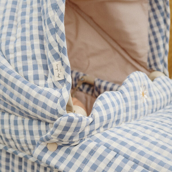 Doll Pram, captains blue check Doll Pram, captains blue check, Konges Sløjd