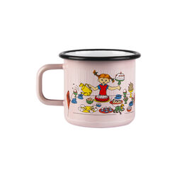 Pippi enamel mug birthday, Muurla