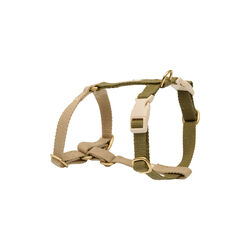 Soft & adjustable dog harness, olive, Drew's Dogwear