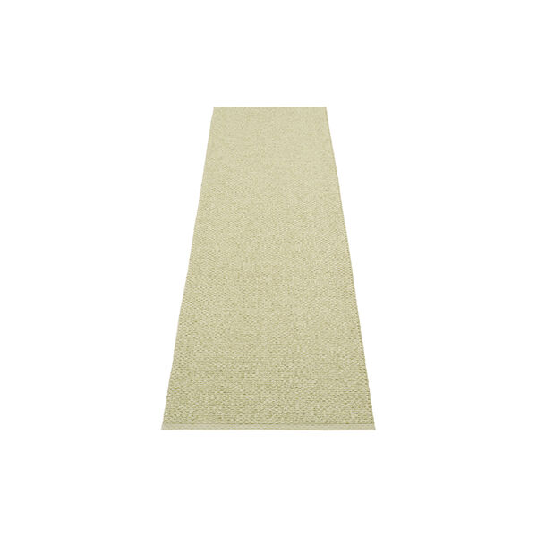 Svea Plastic Rug, olive metallic/seagrass Svea Plastic Rug, olive metallic/seagrass, Pappelina