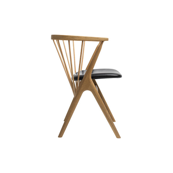 Sibast No 8 Dining Chair, oiled oak/black, Sibast Furniture